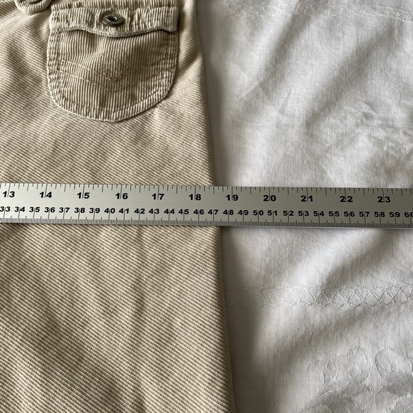 River‎ Island Women's Cream Corduroy Button Mini Skirt Size UK10 - Picture 12 of 14